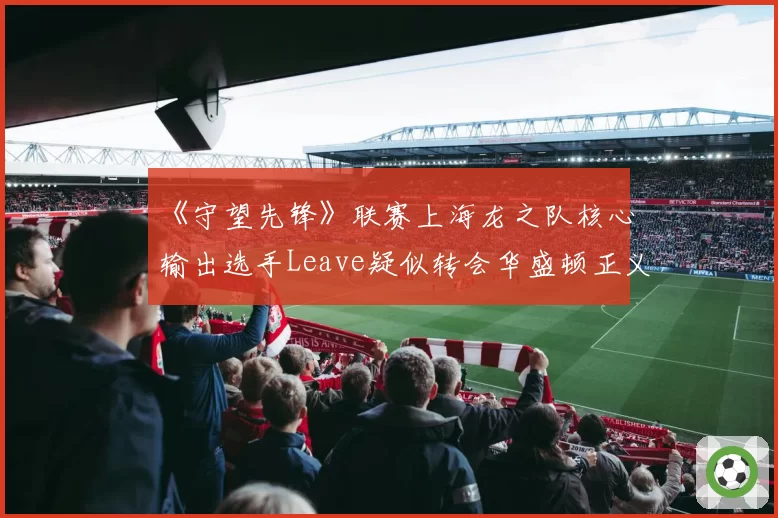 《守望先锋》联赛上海龙之队核心输出选手Leave疑似转会华盛顿正义队